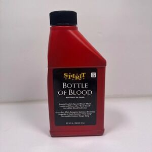 Spirit Halloween Bottle of Blood Fake Blood Special Effects Costume Makeup 16oz